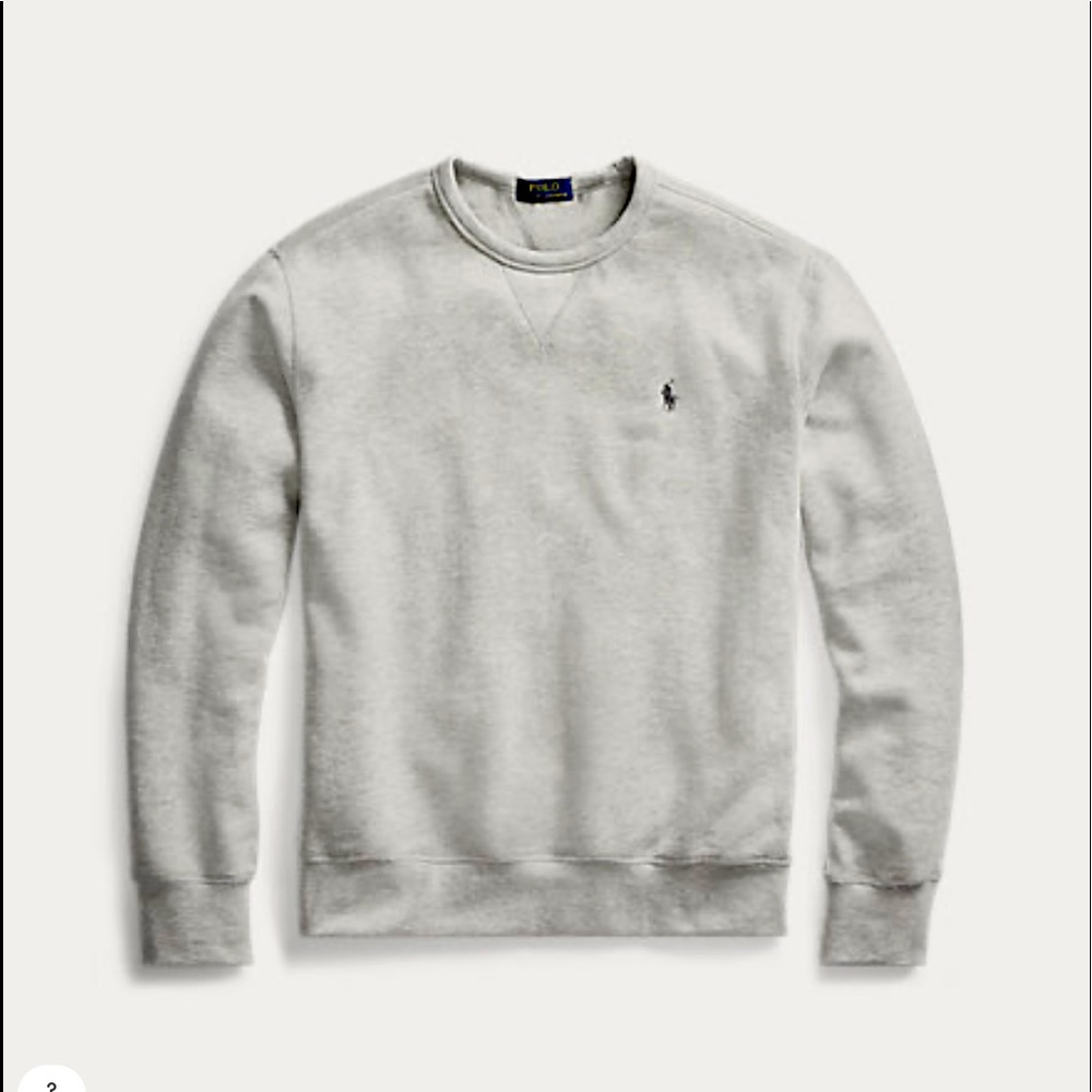 Ralph Lauren size large mens grey sweatshirt Mint condition